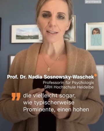 Prof. Dr. Nadia Sosnowsky-Waschek äußert sich in der Sendung 37 Grad auf dem ZDF zum Thema #Metoo.