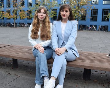 Sofiia und Iryna studieren gerne an der SRH Hochschule Heidelberg.
