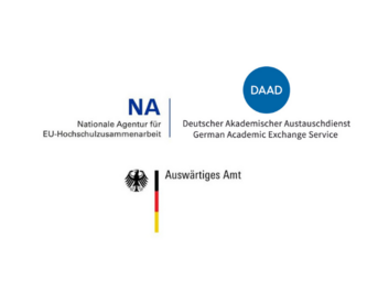 Logo Auswärtiges Amt, DAAD und Nationale Agentur 