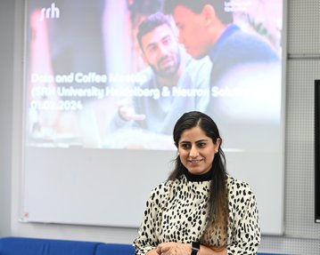 Prof. Swati Chandna bei Coffee und Data Event