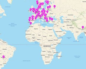 Study Abroad: Map of our partner universities